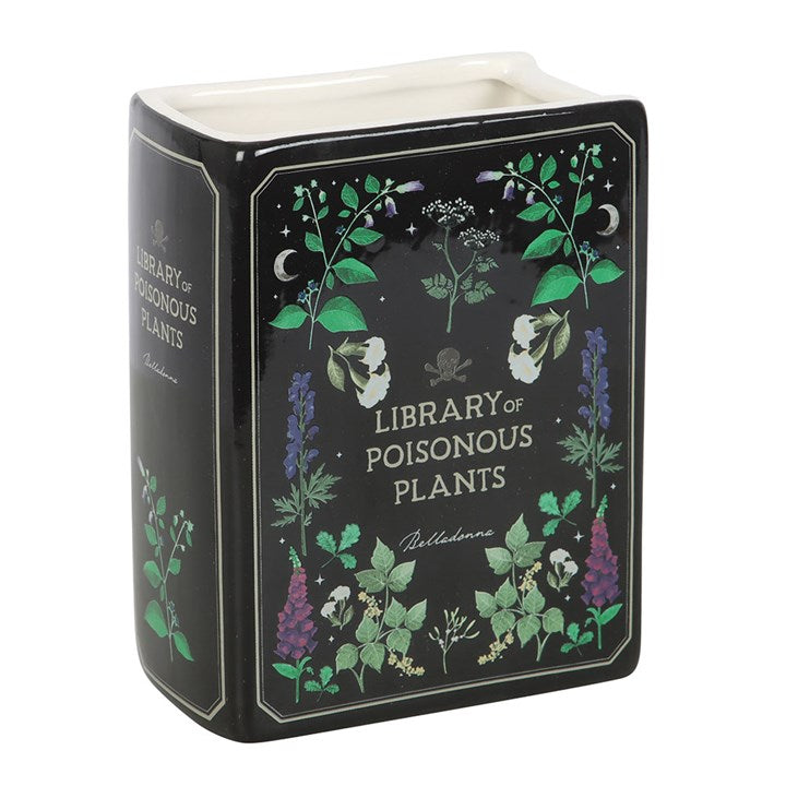 Poisonous Plants Book Shaped Vase