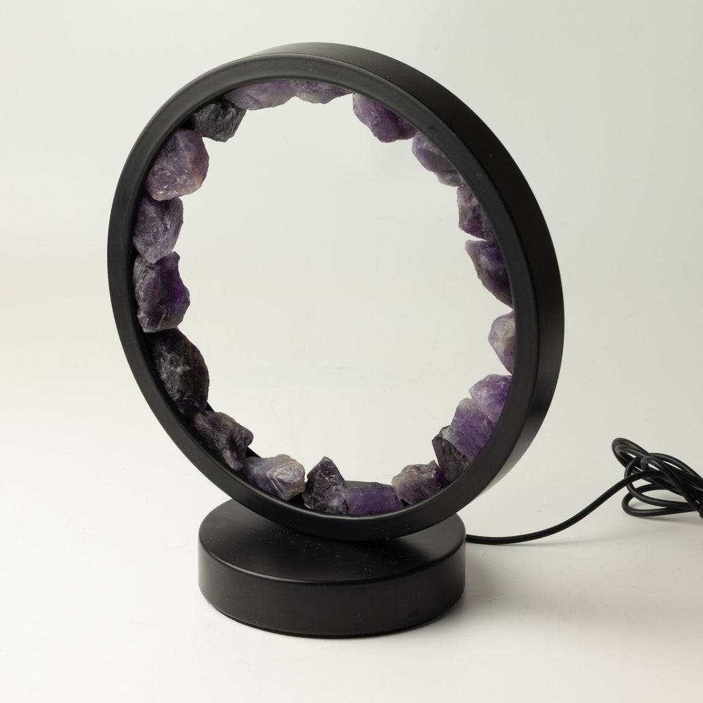 Gemstone Halo Lamp - Zen Spirit  - Amethyst
